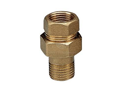 Купить американка прямая латунь 2 г/ш, китай. в Иваново магазин сантехники Суперстрой