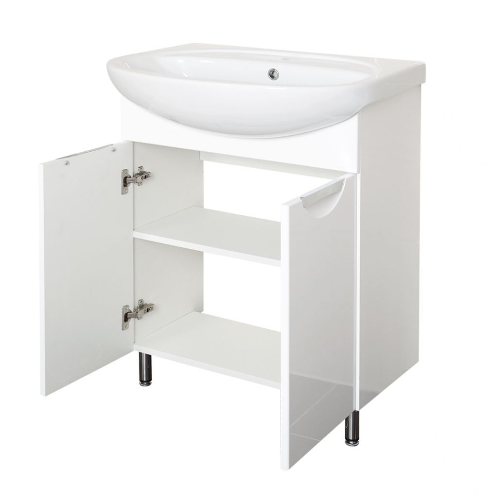 Купить тумба астра-65+рак. астра-65, aqualine. в Иваново магазин сантехники Суперстрой