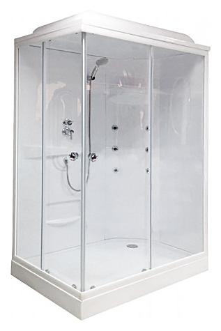 Купить душевая кабина royal rb 8120нp2-т,r(120*80*217) нп,пс,акриловая задняя стенка в Иваново магазин сантехники Суперстрой