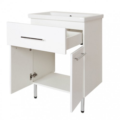 Купить тумба нео-60, 1 ящик +рак. нео-60, aqualine. в Иваново магазин сантехники Суперстрой