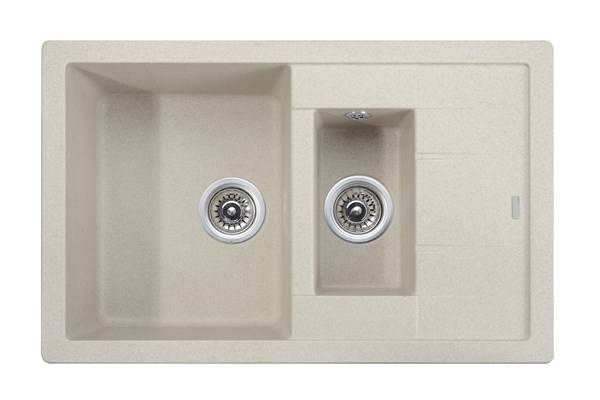 Купить мойка керамогранит kg2m-7850-s(780*500*190),sand,kaiser в Иваново магазин сантехники Суперстрой