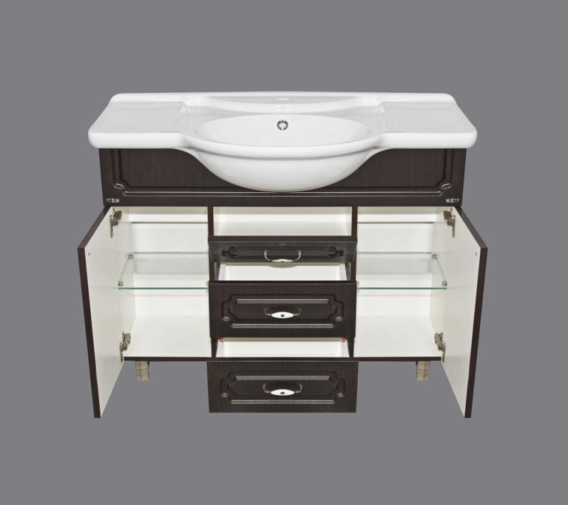 Купить тумба александра 105 ,венге , misty в Иваново магазин сантехники Суперстрой