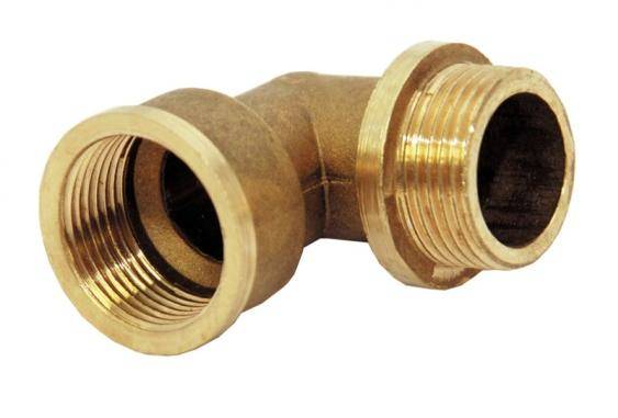 Купить уголок  латунь 1/2 г/ш,китай. в Иваново магазин сантехники Суперстрой