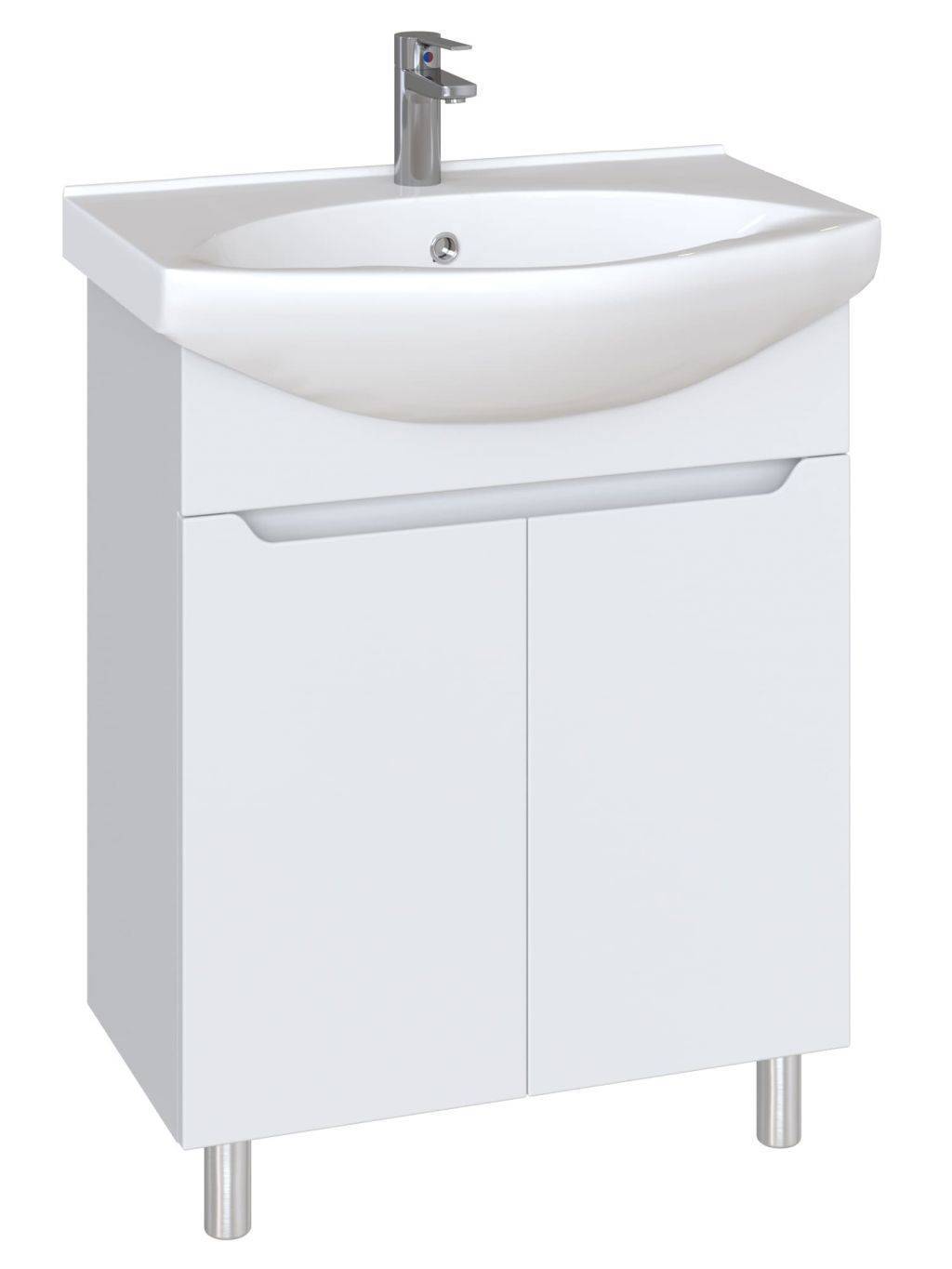 Купить тумба bianco 75,б/ящ, белая, sanstar в Иваново магазин сантехники Суперстрой