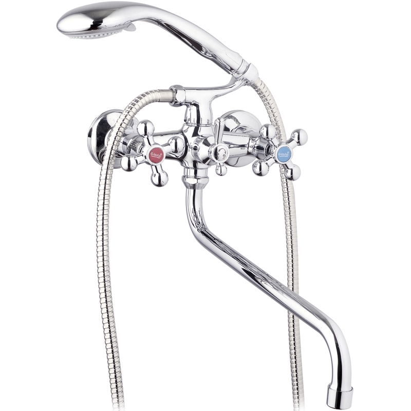 Купить смеситель для ванны с душем qtz7-b827, g-lauf. в Иваново магазин сантехники Суперстрой