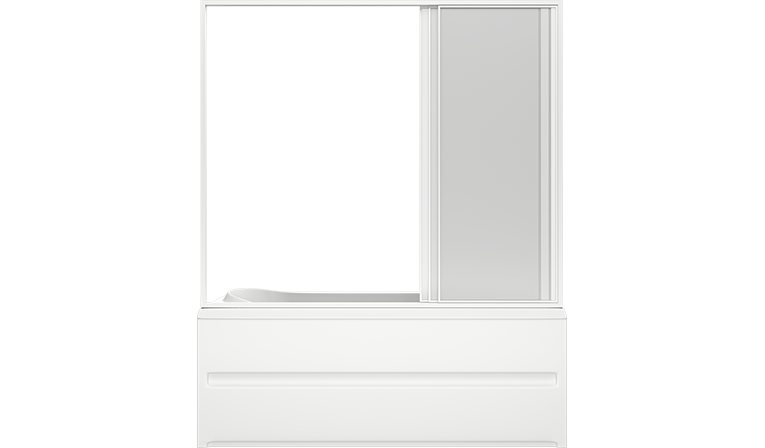 Купить шторка для ванны стайл/мальдива (3 створки,пластик), bas. в Иваново магазин сантехники Суперстрой