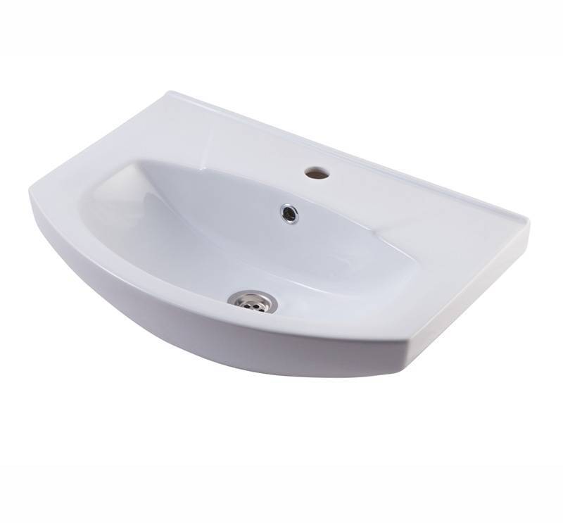 Купить раковина мебельная элеганс 550 белая, киров(rosa). в Иваново магазин сантехники Суперстрой