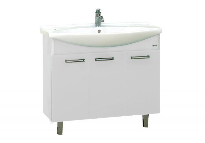 Купить тумба джулия -105 белая white, misty. в Иваново магазин сантехники Суперстрой