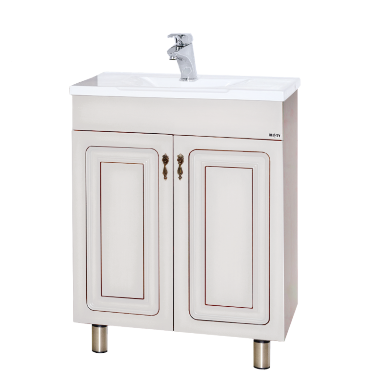 Купить тумба вояж - 70 прямая белая патина , misty. в Иваново магазин сантехники Суперстрой