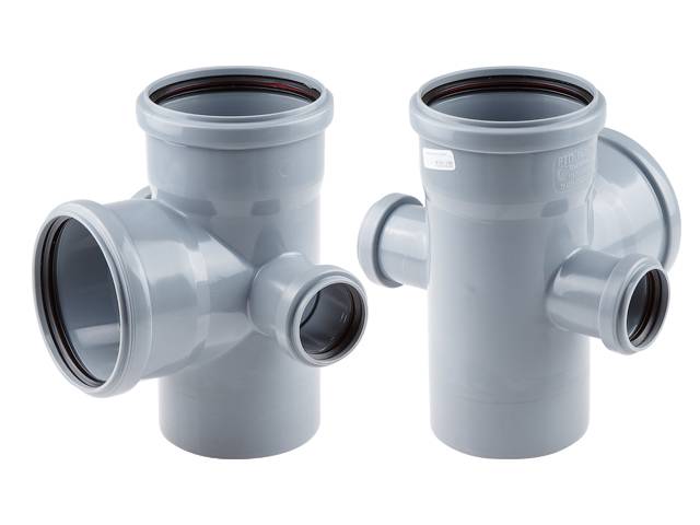 Купить крестовина пвх 110*110*87,5*50 ртп двухуровневая, россия. в Иваново магазин сантехники Суперстрой