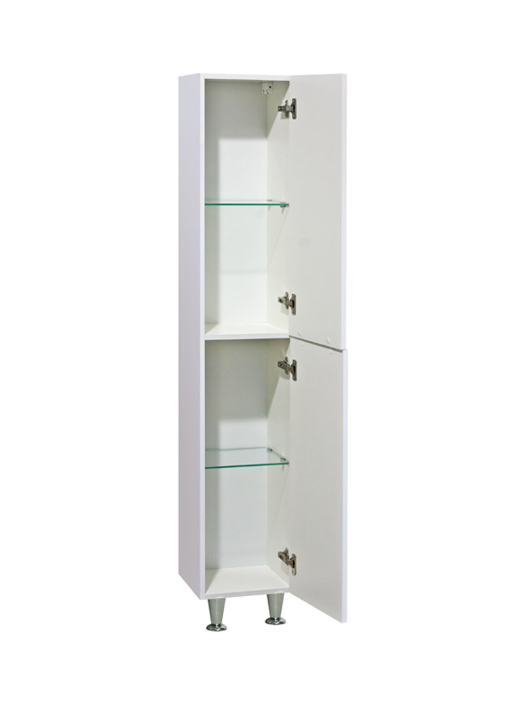 Купить пенал подвесной жасмин - 30 белый универсальный прав.,misty. в Иваново магазин сантехники Суперстрой