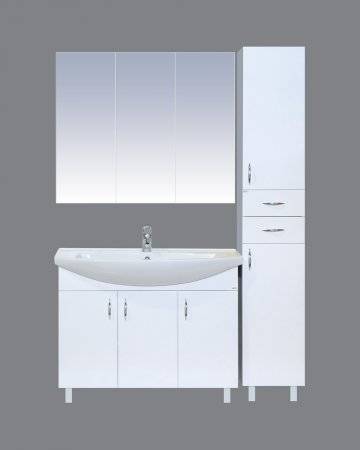 Купить тумба  балтика -105 прямая, белая,misty. в Иваново магазин сантехники Суперстрой