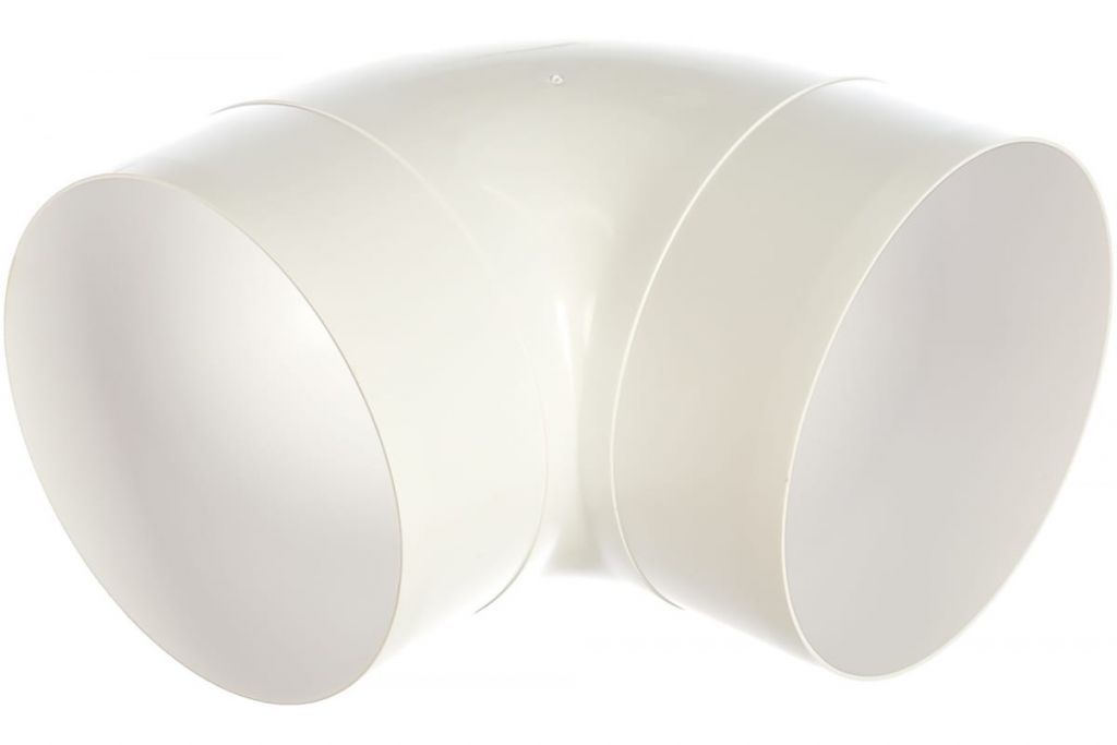 Купить колено круглое пластиковое 90, d125, россия. в Иваново магазин сантехники Суперстрой