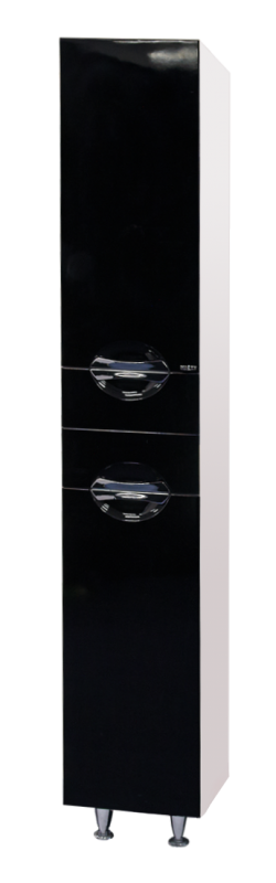 Купить пенал  жасмин- 31 лев.  черн+ б/к, misty. в Иваново магазин сантехники Суперстрой