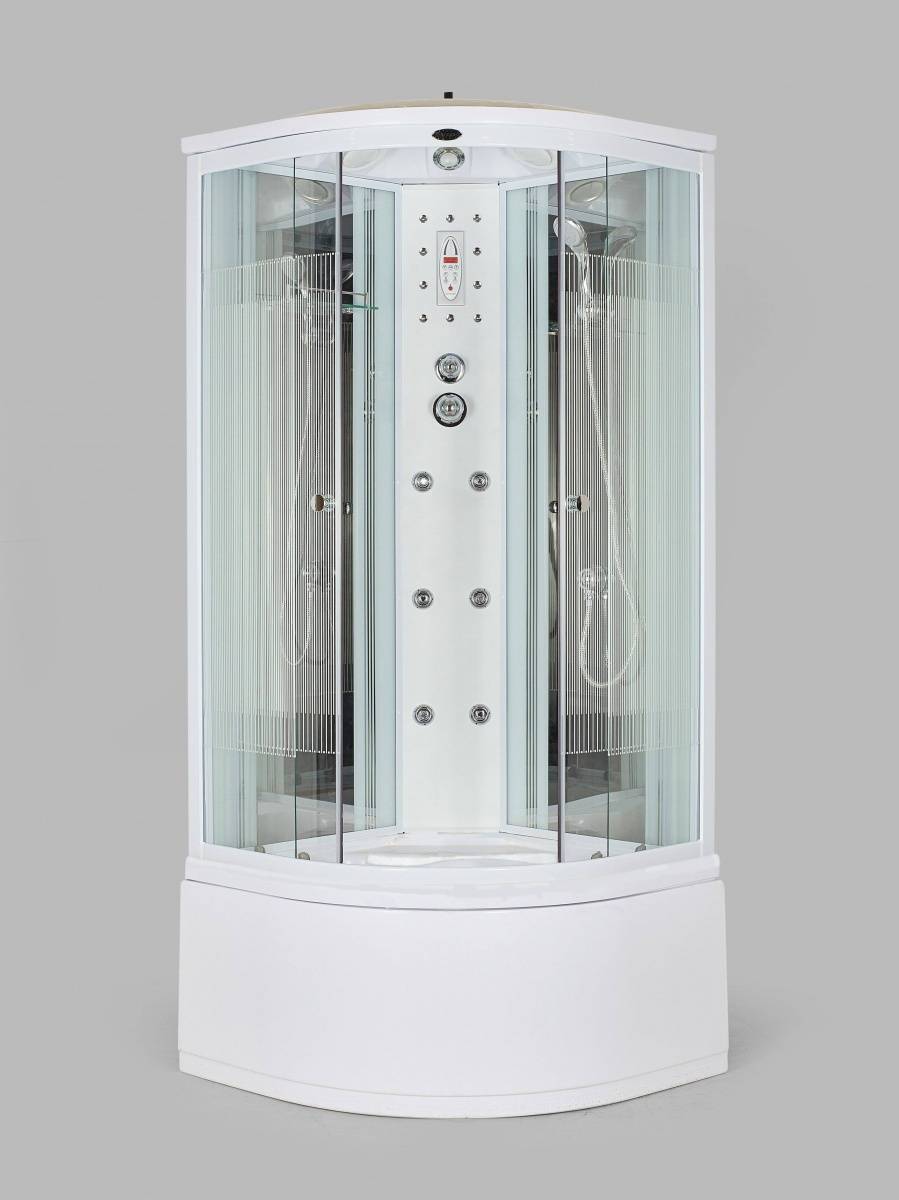 Купить душевая кабина niagara 90*90 ng-708-01sn в/п ,пс,г/м с баней в Иваново магазин сантехники Суперстрой