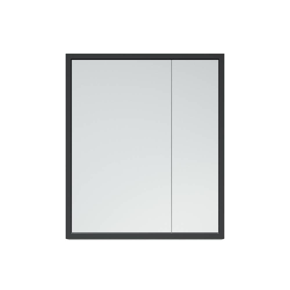 Купить зеркало-шкаф айрон-70 черный/белый, corozo. в Иваново магазин сантехники Суперстрой