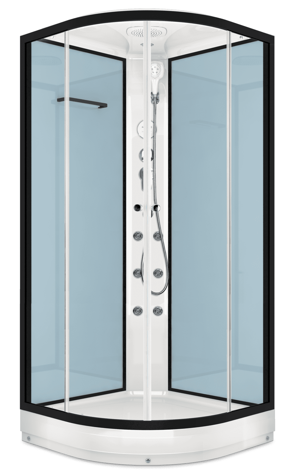 Купить душевая кабина domani spa delight110, 100*100 нп пс-dusty blue в Иваново магазин сантехники Суперстрой