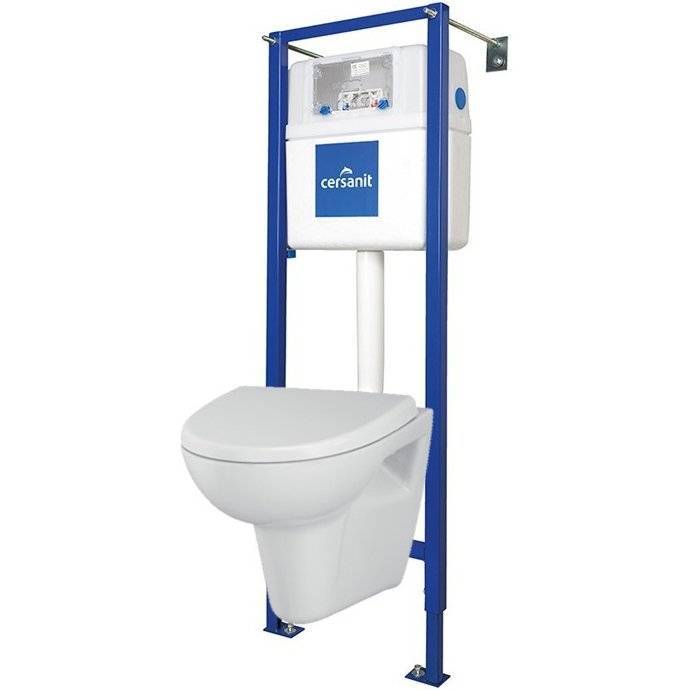 Купить комплект parva сидение дюропласт+инталляция vector с кнопкой corner белый пластик, cersanit. в Иваново магазин сантехники Суперстрой