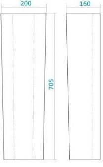 Купить раковина на пьедестале бореаль-60 ,santek в Иваново магазин сантехники Суперстрой