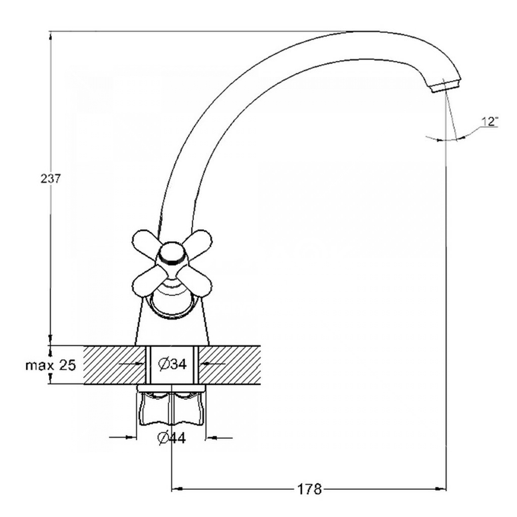 Купить смеситель для кухни qsl4-c827, g-lauf . в Иваново магазин сантехники Суперстрой