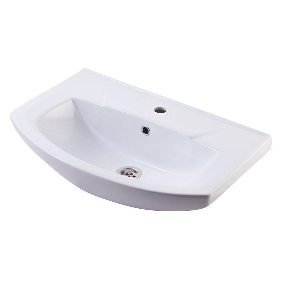 Купить раковина мебельная элеганс 650 белая, киров(rosa). в Иваново магазин сантехники Суперстрой