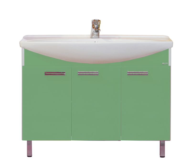 Купить тумба  джулия-120 салатовая,misty. в Иваново магазин сантехники Суперстрой