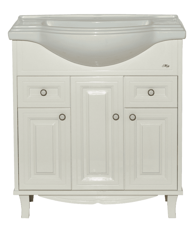 Купить тумба шармель-80 2 ящ., светло-беж.+рак. kirovit. в Иваново магазин сантехники Суперстрой