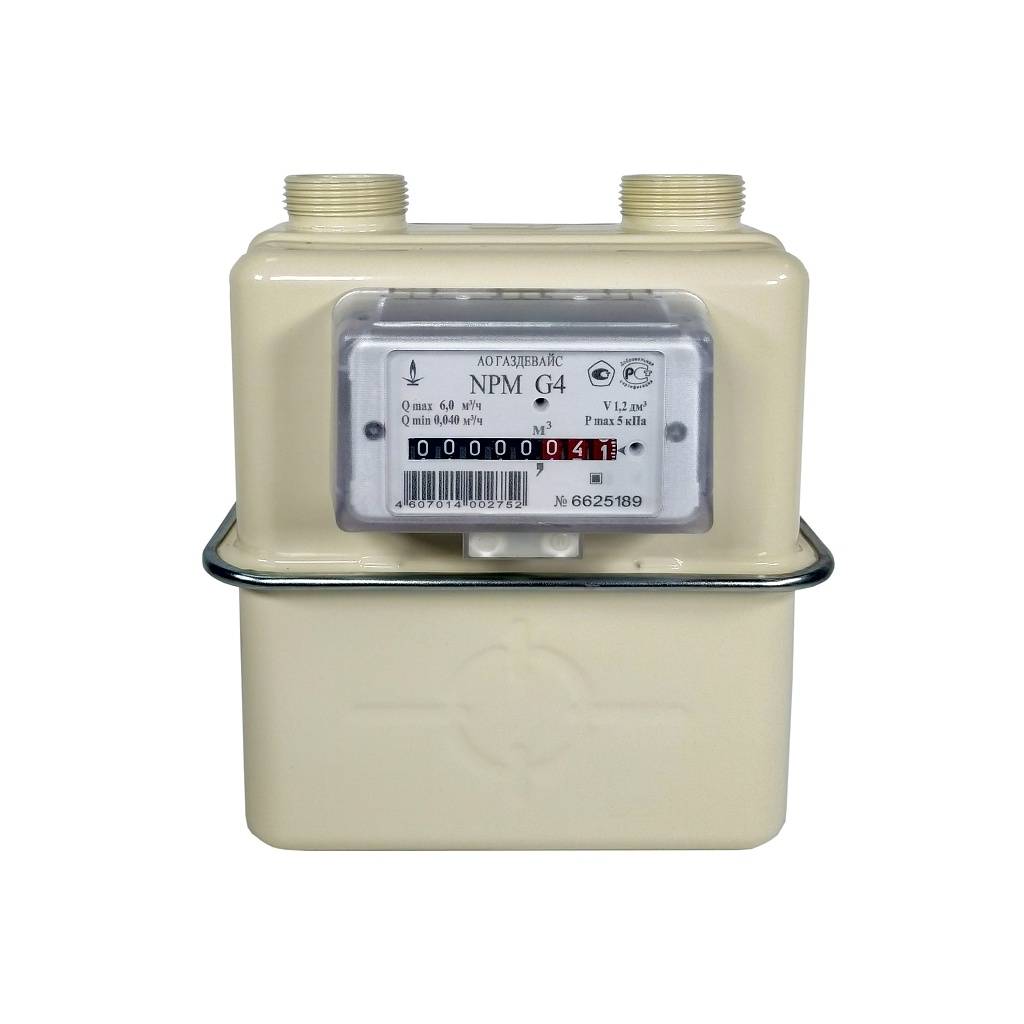 Купить счетчик газа g4  левый, газдевайс в Иваново магазин сантехники Суперстрой