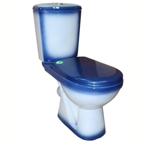 Купить компакт-унитаз комфорт плюс синий, rosa. в Иваново магазин сантехники Суперстрой