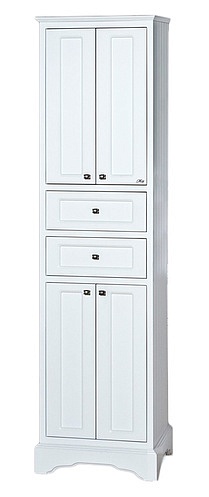 Купить пенал герда - 50   с 2 ящ. белая эмаль,misty в Иваново магазин сантехники Суперстрой