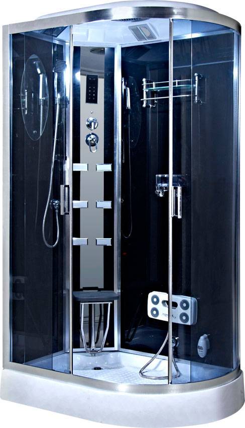 Купить душевая кабина 120*80 ng-903-01ls нп,тс,г/м с баней, niagara в Иваново магазин сантехники Суперстрой