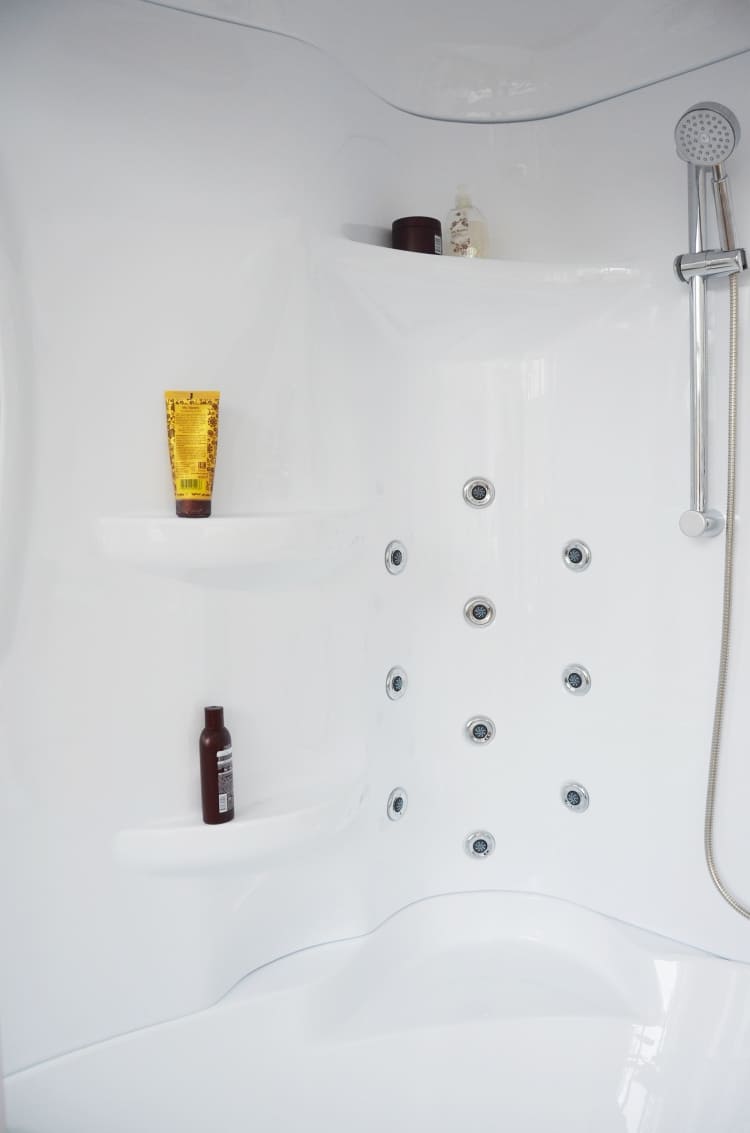 Купить душевая кабина royal rb 150alp-t-ch-l,вп пс,черная задняя стенка в Иваново магазин сантехники Суперстрой