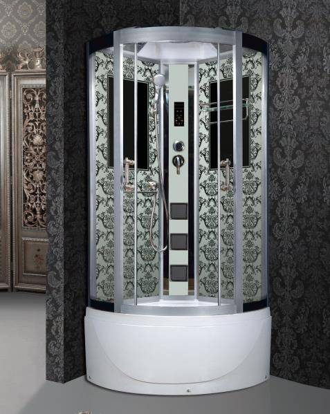 Купить душевая кабина 90*90 ng-7790w вп,гм,серебро, niagara в Иваново магазин сантехники Суперстрой