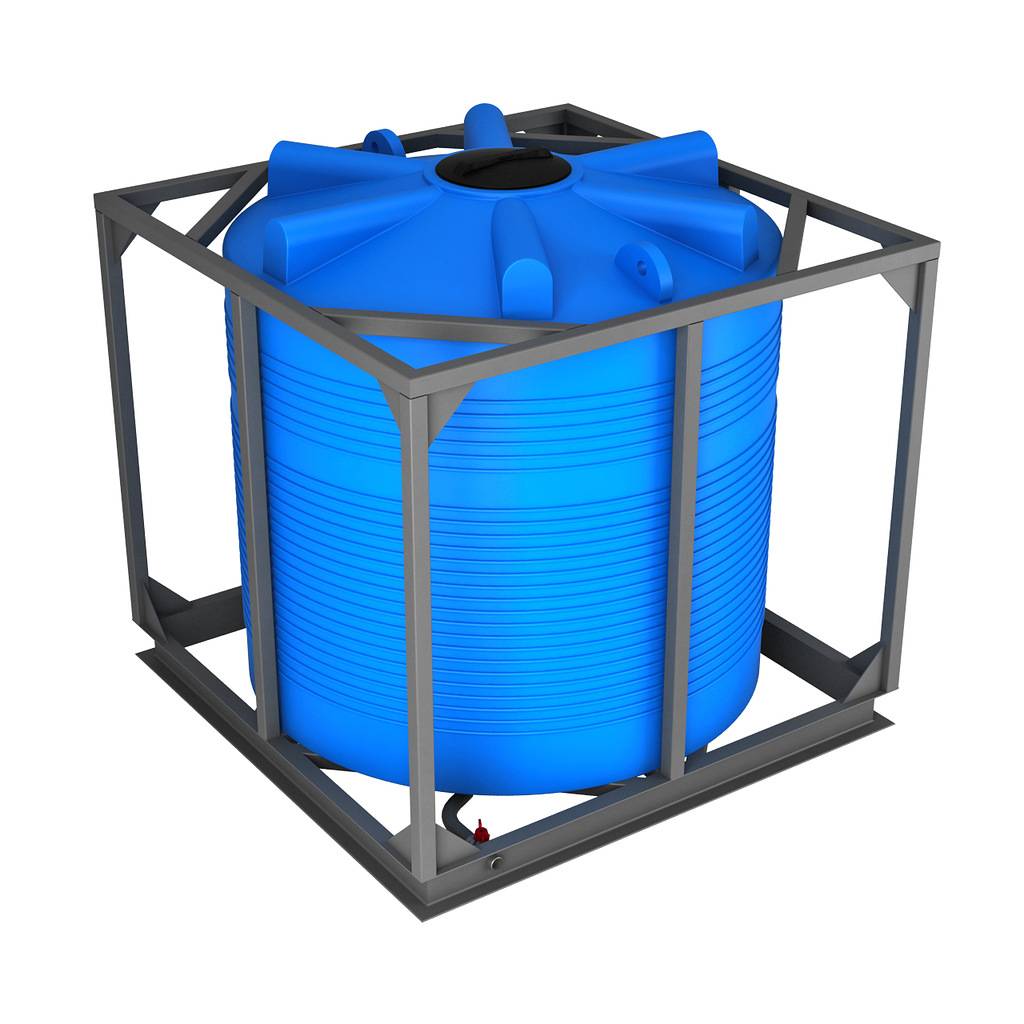 Купить емкость эвл 5000л в обрешетке кассета 1 шт (вес 455 кг) в Иваново магазин сантехники Суперстрой