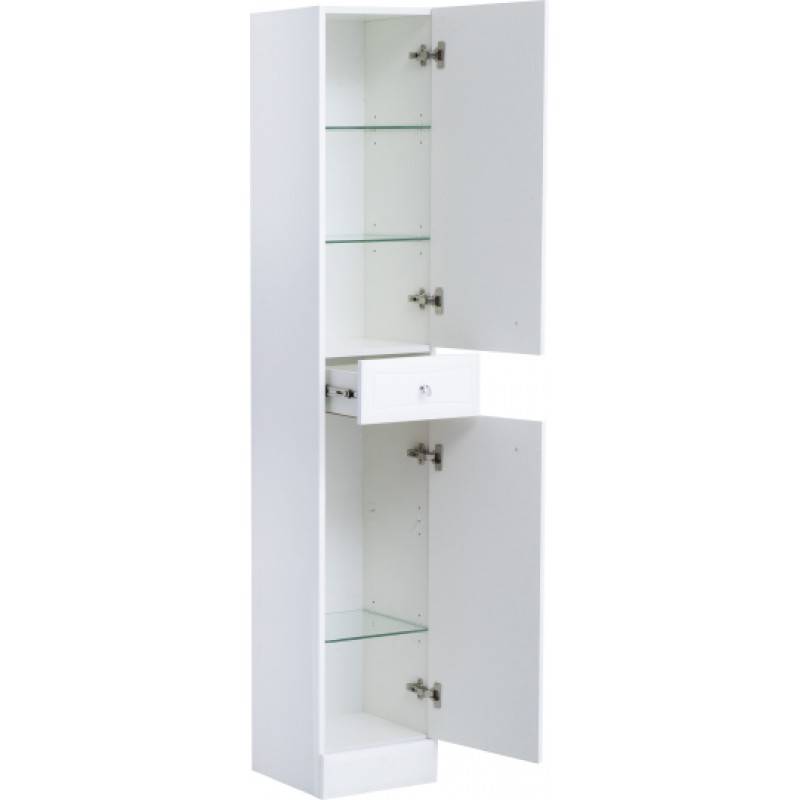 Купить шкаф-пенал шармель п, с/ящ, белый, sanstar в Иваново магазин сантехники Суперстрой