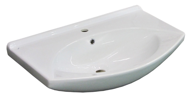 Купить тумба веста - 85 подвесная белая с 1 ящ. + раковина,misty в Иваново магазин сантехники Суперстрой