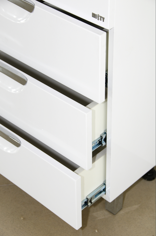 Купить тумба жасмин - 70 ,3 ящ. белая эмаль с довод.,misty в Иваново магазин сантехники Суперстрой