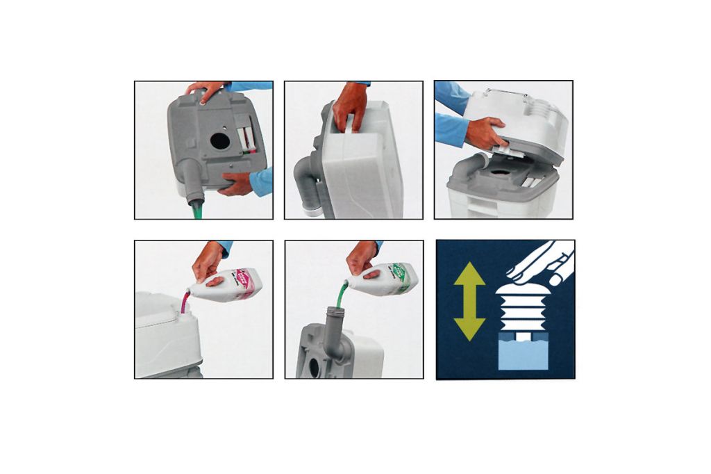 Купить биотуалет porta potti qube-145 (белый), thetford. в Иваново магазин сантехники Суперстрой