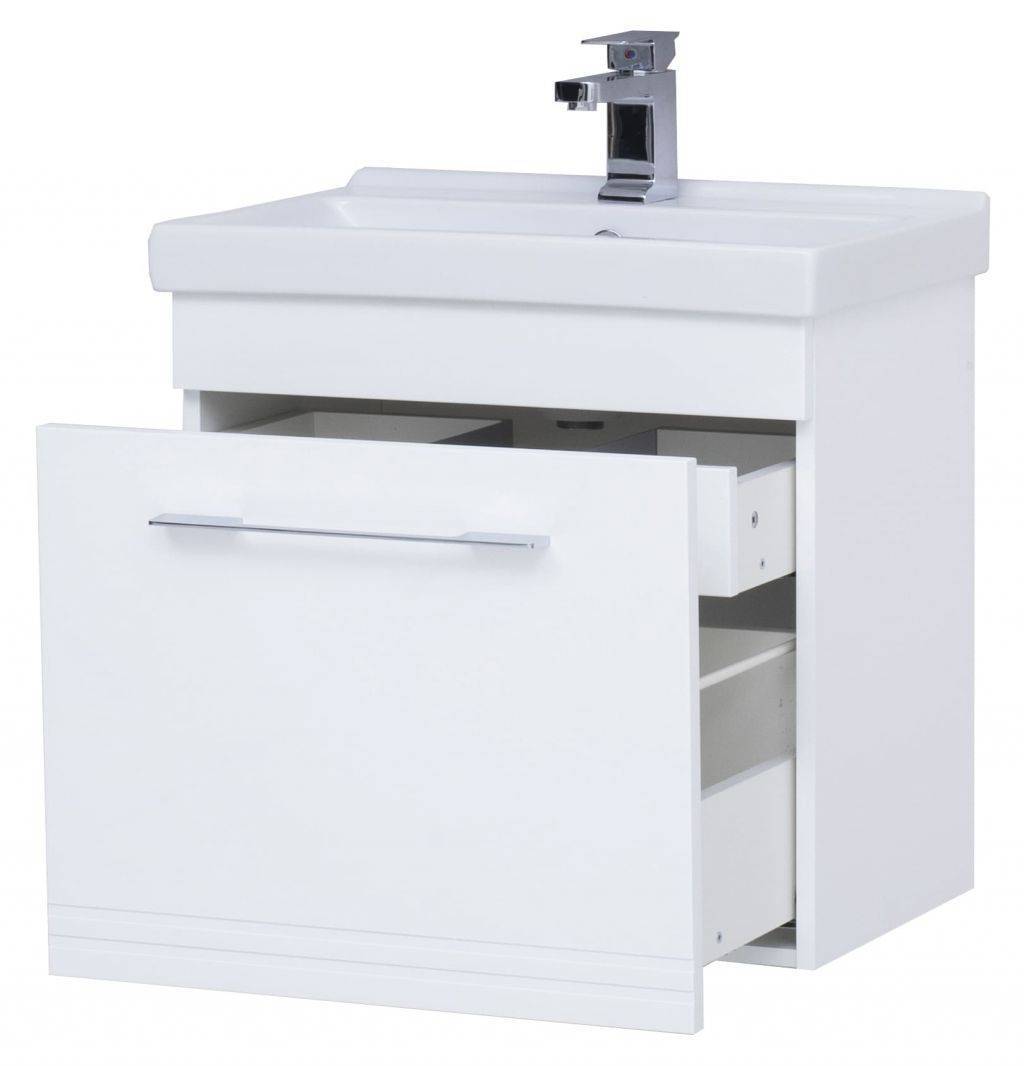 Купить тумба мира 60 подвес,2/ящ, белая, sanstar в Иваново магазин сантехники Суперстрой