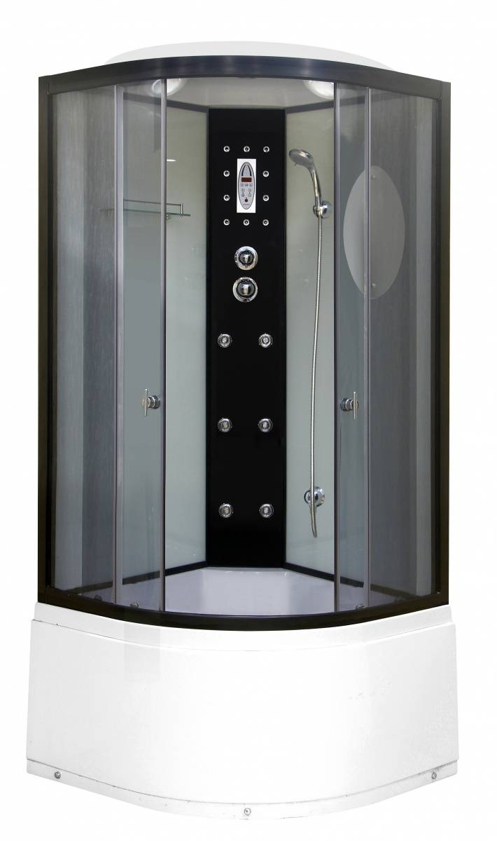 Купить душевая кабина 100*100 ng-1909-01 в/п ,тс,гидромассаж,niagara в Иваново магазин сантехники Суперстрой