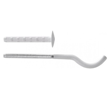 Купить кронштейн для радиатора (белый) анкерный 25см, китай. в Иваново магазин сантехники Суперстрой