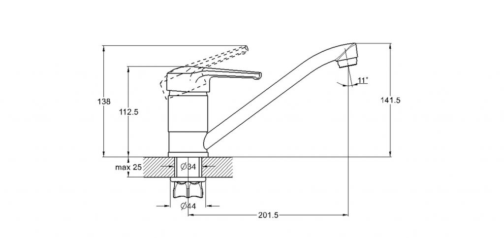 Купить смеситель для кухни 4g4-a180, g-lauf. в Иваново магазин сантехники Суперстрой