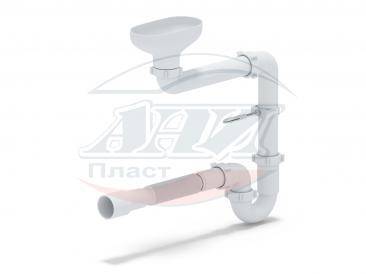 Купить сифон dr5015  1/12 " прямоточный c разрывом струи, ани. в Иваново магазин сантехники Суперстрой