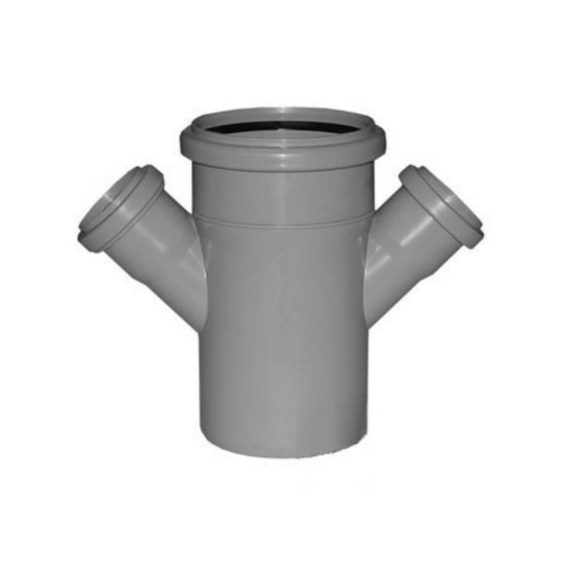 Купить крестовина пвх 110*50*50*45, россия. в Иваново магазин сантехники Суперстрой