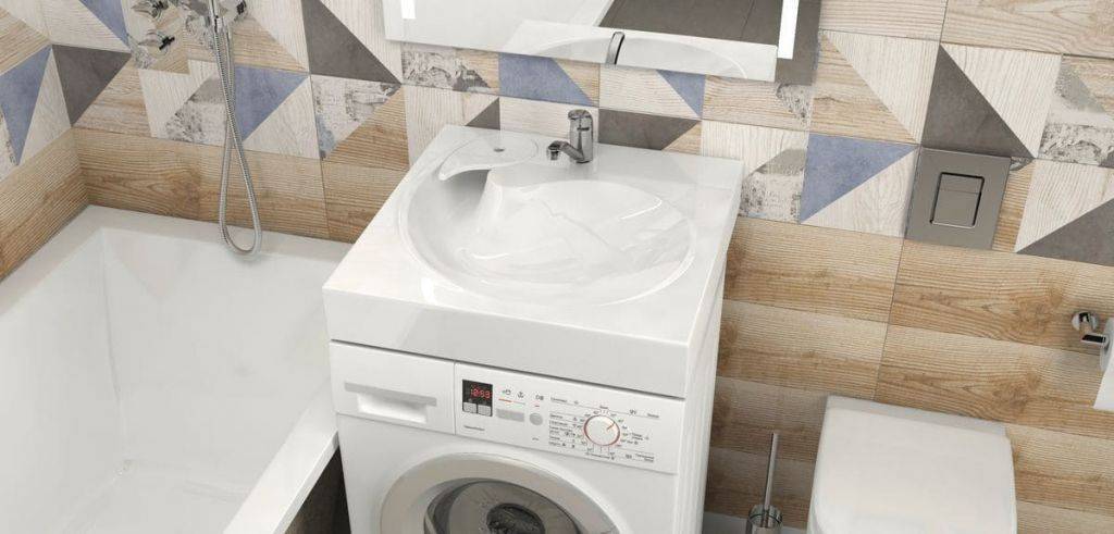 Купить раковина над стиральной машиной лилия v60 белый 595х595х110+комплект кронштейнов,marrbaxx в Иваново магазин сантехники Суперстрой