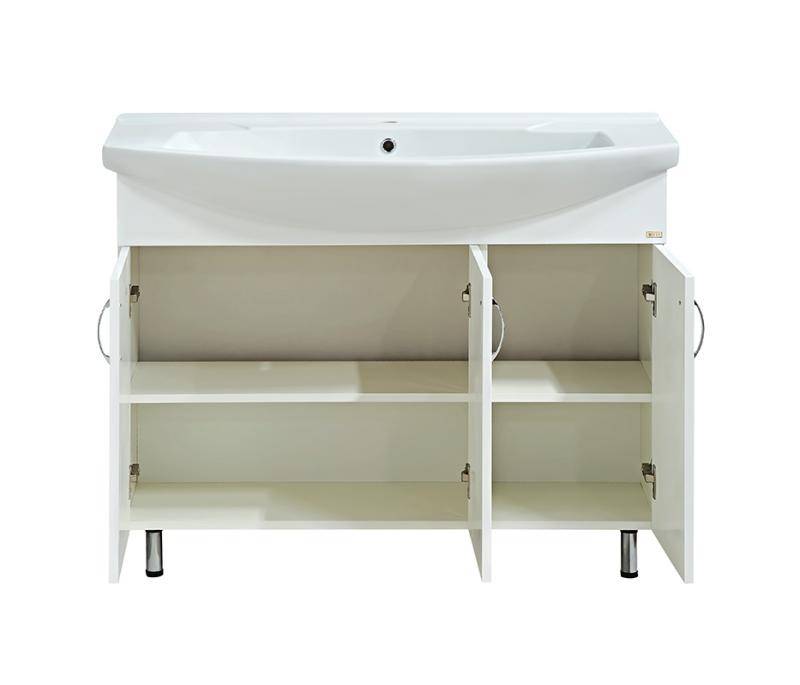 Купить тумба  балтика -105 прямая, белая,misty. в Иваново магазин сантехники Суперстрой