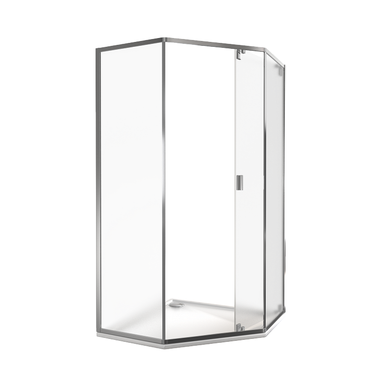 Купить душевое ограждение infiniti  shw-90-c-ch, bas. в Иваново магазин сантехники Суперстрой