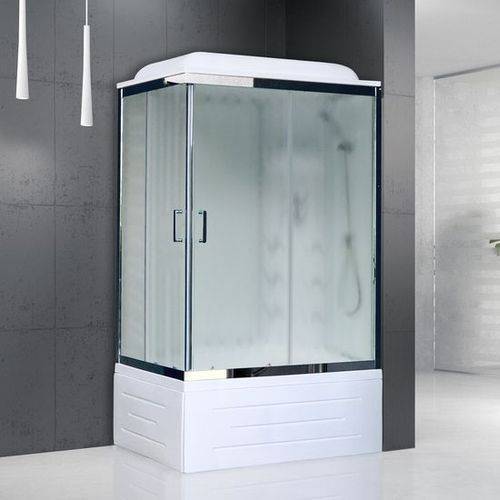 Купить душевая кабина royal rb 8120bp3-wc-ch(120*80)r,вп пс,белая задняя стенка в Иваново магазин сантехники Суперстрой