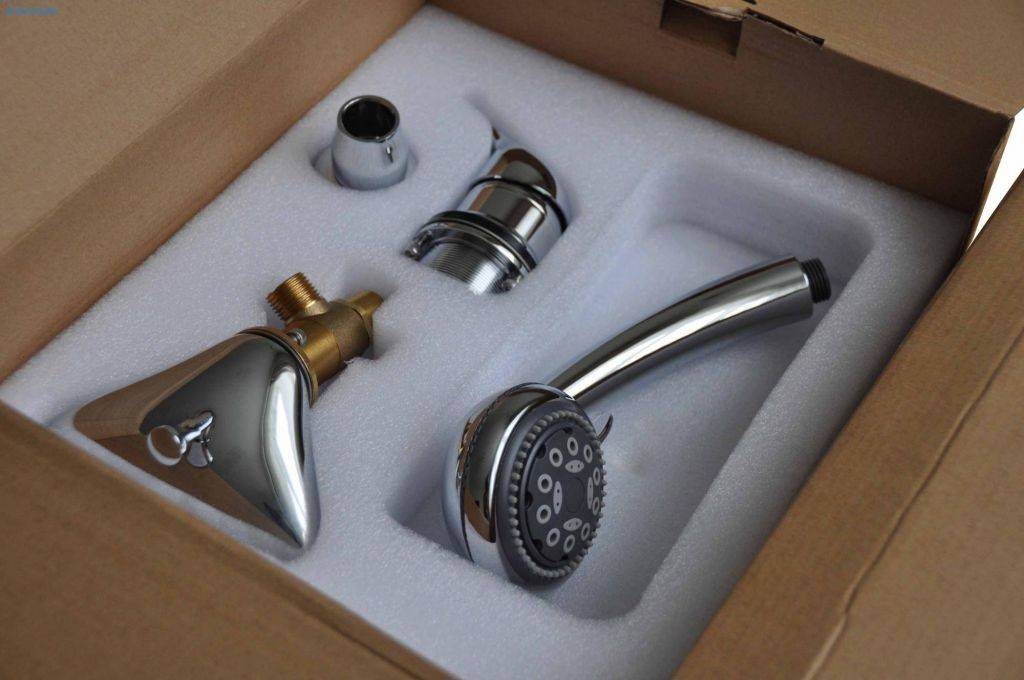 Купить cмеситель на борт ванны asd astel (3-х позиционный), triton. в Иваново магазин сантехники Суперстрой