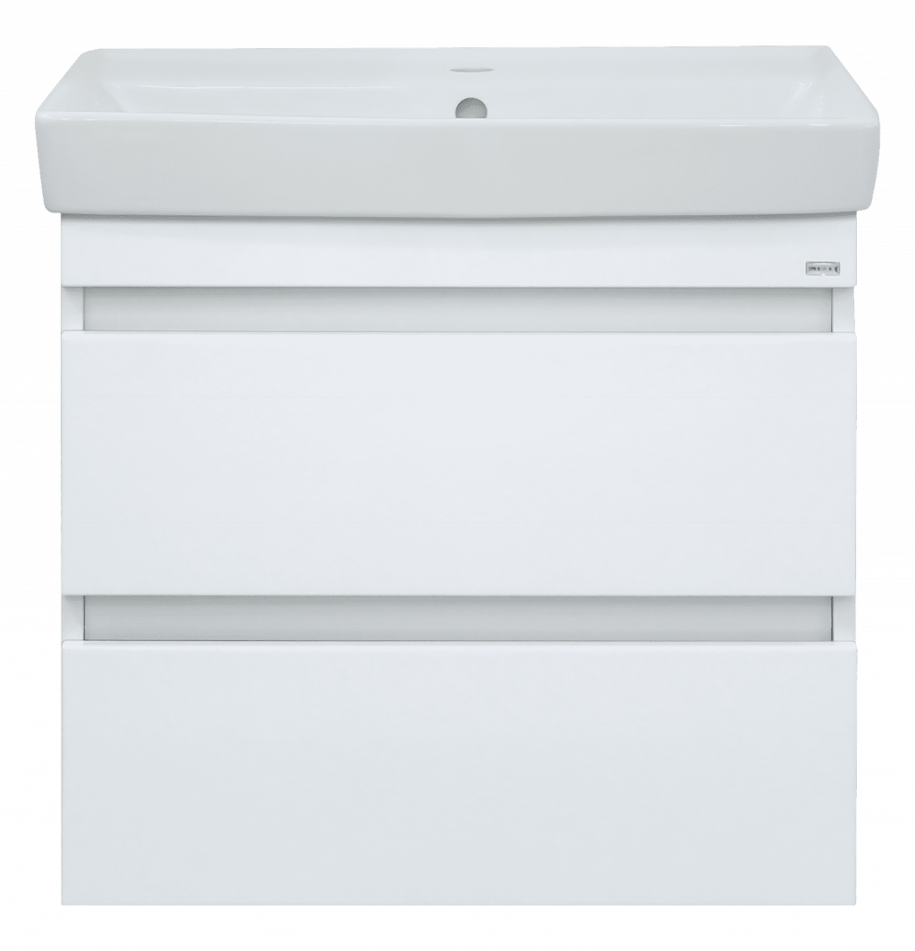 Купить тумба енисей-60 подвесная 2 ящ. + раковина misty. в Иваново магазин сантехники Суперстрой